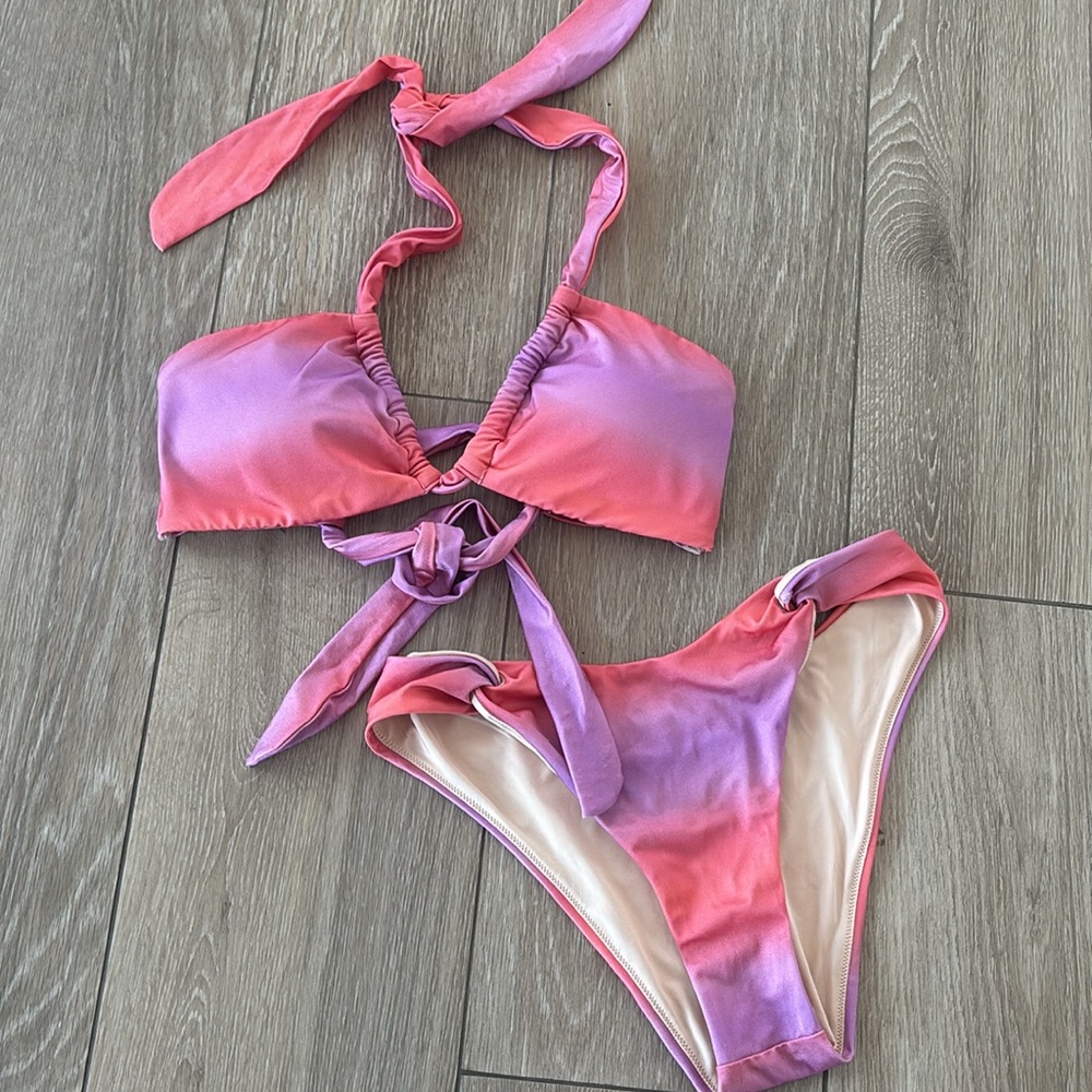 NEW Pink and Purple Bikini Set